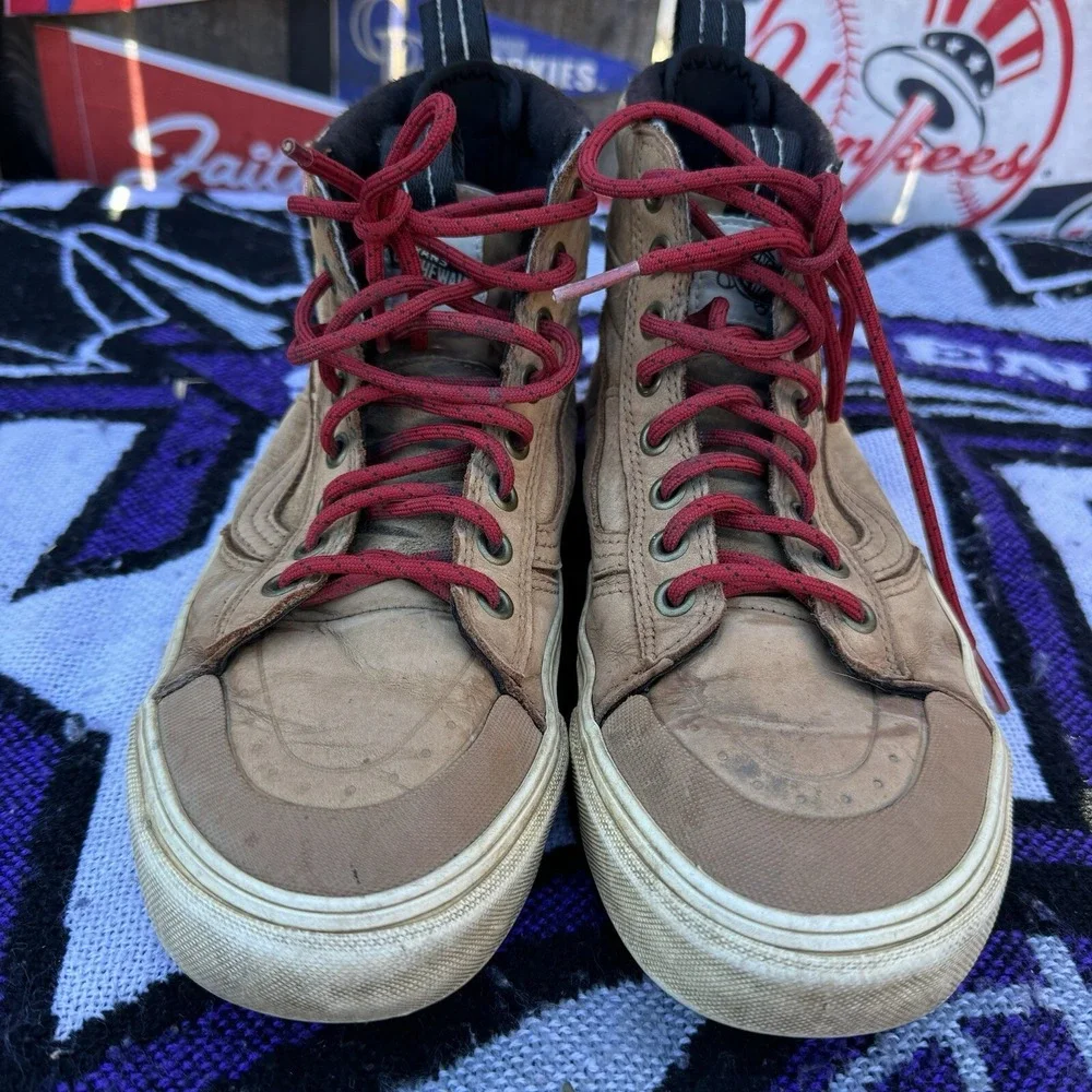 Size‎ 8 - VANS SK8 Hi MTE 2 All Weather Boots Brown Chipmunk / Marshmallow Shoe
